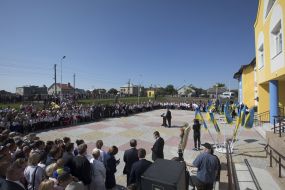 Opening of the school-gymnasium in the Lviv region