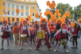 Participants of the festival "Red City"