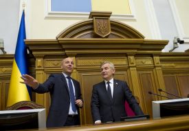 Meet Andriy Parubiy and Viktoras Prantsketis