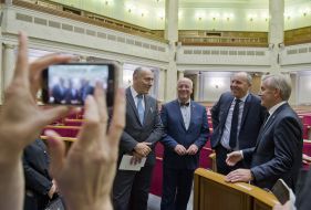 Meet Andriy Parubiy and Viktoras Prantsketis
