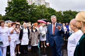 Petro Poroshenko оpened a new perinatal center