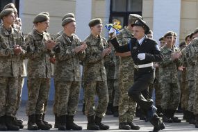 Ученики Киевского военного лицея имени Ивана Богуна