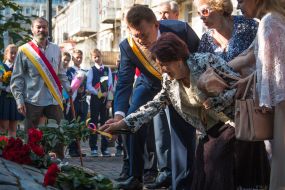 Participants in the celebration of the City Day in Odessa