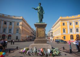 Monument to the Duke de Richelieu in Odessa