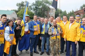 March of the fans of the National Football Team of Ukraine