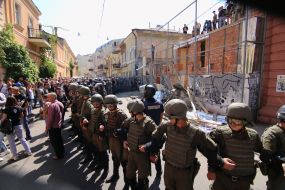 The clashes between law enforcers and rally participants