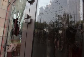 The painted name of the store "Emporium"