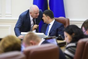 Volodymyr Groisman and Stepan Kubiv