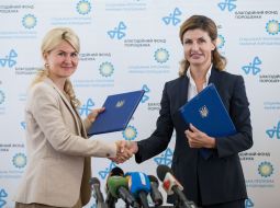 Marina Poroshenko and Yulia Svetlichnaya
