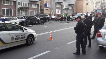 The place of the car explosion