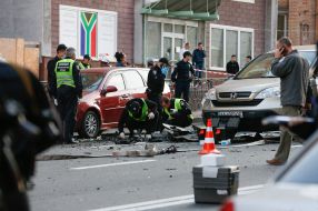 The place of the car explosion