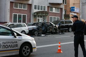 The place of the car explosion