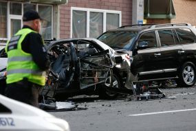 The place of the car explosion