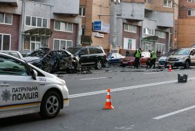 The place of the car explosion