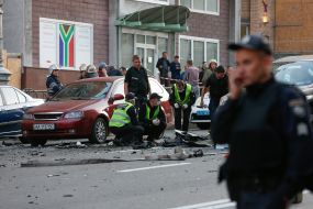 The place of the car explosion