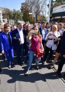 Петр Порошенко, Марина Порошенко и Владимир Гройсман