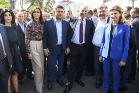 Петро Порошенко, Андрій Парубій та Володимир Гройсман