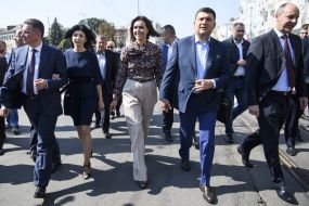 Sergey Morgunov, Andrey Parubiy and Vladimir Groisman