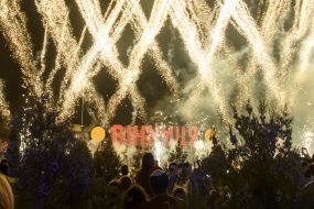 Festive fireworks