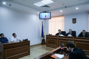 Session of the court in the case of Alexander Schegolev