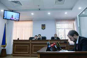 Session of the court in the case of Alexander Schegolev