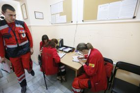 Doctors of ambulance