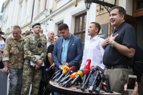 Mikheil Saakashvili, Yuri Derevyanko, Nazar Kulchytsky