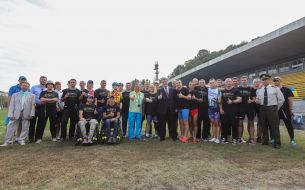 Poroshenko visits training of the Ukrainian team "Invictus Games"