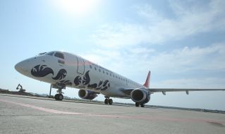 The aircraft of low-cost airline Buta Airways