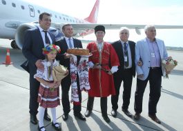 Opening of Baku-Kiev-Baku flight