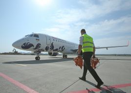 The aircraft of low-cost airline Buta Airways