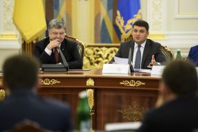 Петро Порошенко та Володимир Гройсман