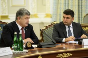 Петро Порошенко та Володимир Гройсман