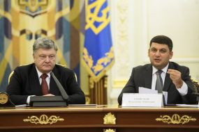 Петро Порошенко та Володимир Гройсман