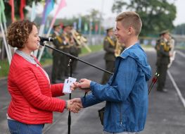 Елена Садовничая и Назар Федорук