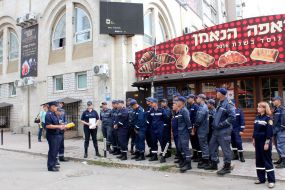 Rescuers conducted exercises in Uman