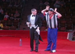 Clown duo Lieutenant Schmidt's grandson