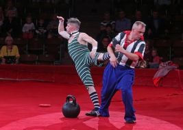 Clown duo Lieutenant Schmidt's grandson