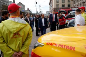 Виталий Кличко осмотрел выставку техники