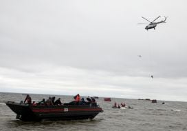 Навчання ДСНС "Київське море - 2017"