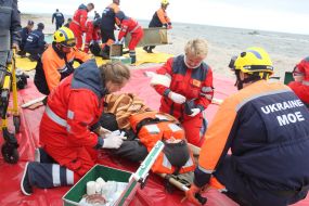 Навчання ДСНС "Київське море - 2017"