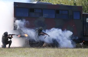 "Rapid Trident 2017" Military exercises 