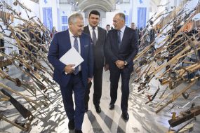 Alexander Kwasniewski, Vladimir Groisman and Victor Pinchuk