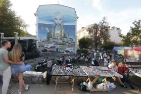 People are watching a concert