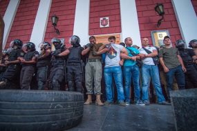 Rally near City Hall in Odesa