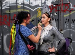 Participants of the street art