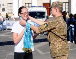 Победитель пробега "Беги как девушка"