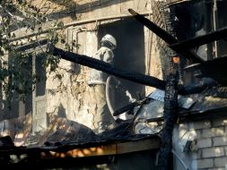 Последствия пожара в жилом доме