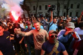 Participants of the rally