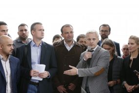 Mustafa Nayem, Yuriy Levchenko, Yegor Sobolev, Vitaliy Shabunin